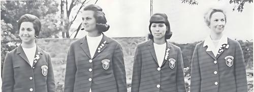 Miss Margot M. Brand, Mrs. Irene Ribeiro, Miss Gitta Grant, Mrs. Evelyn M. Brand